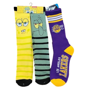 Crazy Socks Set of 3 NWT